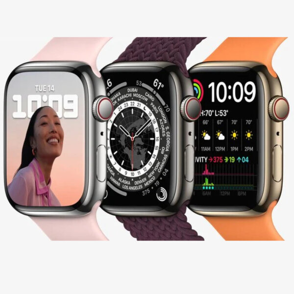 Apple Watch Series 8 - 41mm - GPS + Cellular - Edelstahl - Differenzbesteuert §25a (UStG) - Hervorragend