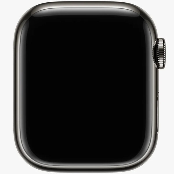 Apple Watch Series 8 - 41mm - GPS + Cellular - Edelstahl - Differenzbesteuert §25a (UStG) - Hervorragend Graphite - ohne Armband