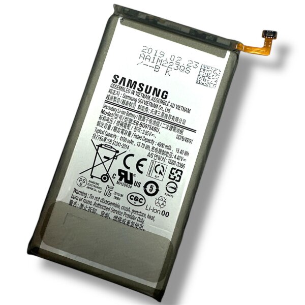 Original Samsung Galaxy S10 Plus Akku Batterie - EB-BG975ABU - GH82-18827A - Bulk - Grade A