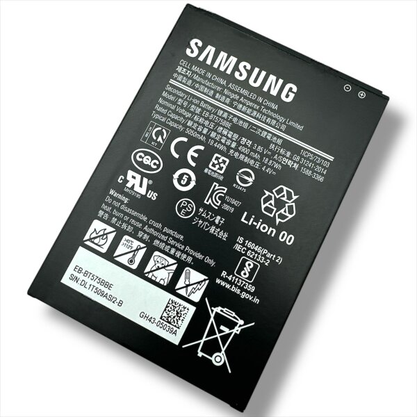 Original Samsung Galaxy Tab Active 3 Akku Batterie - EB-BT575BBE - 5.050 mAh - Bulk - Grade A