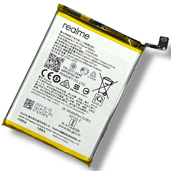 Original Realme BLP729 Akku Batterie Accu Battery - BLP729 - Bulk - Sehr Gut