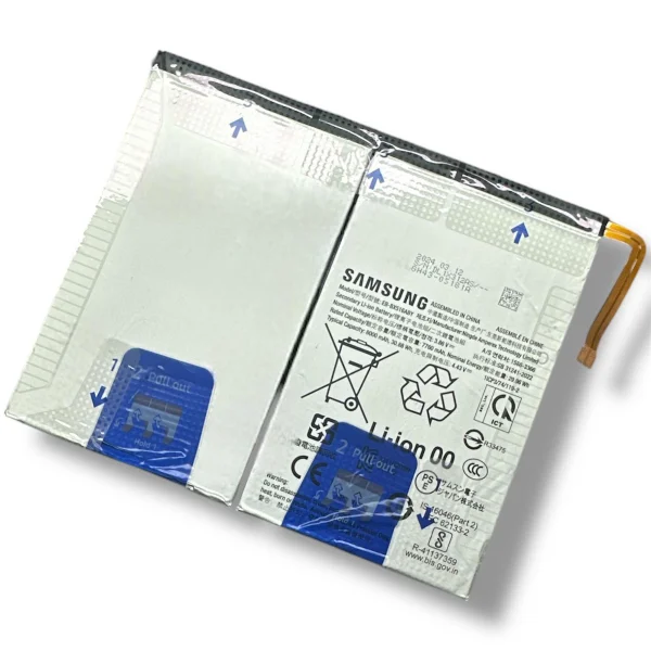 Original Samsung Galaxy Tab S9 FE Akku Batterie Accu Battery - EB-BX516ABY - GH82-32744A - Für Samsung Galaxy Tab S9 FE SM-X510 / SM-X516 - Bulk - Sehr Gut