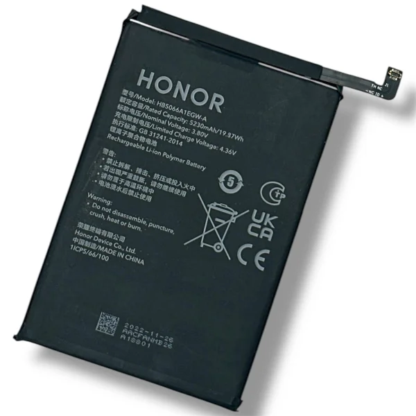 Original Honor HB5066A1EGW-A Akku Batterie Accu Battery - HB5066A1EGW-A - Für Honor X7a - Bulk - Sehr Gut