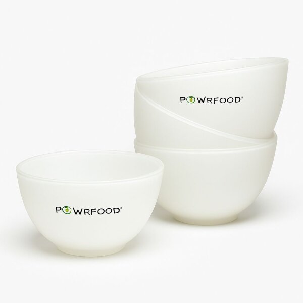 Kunststoffschale in Weiß mit mattem Finish – 0,5 Liter – stapelbar & standfest – NEU