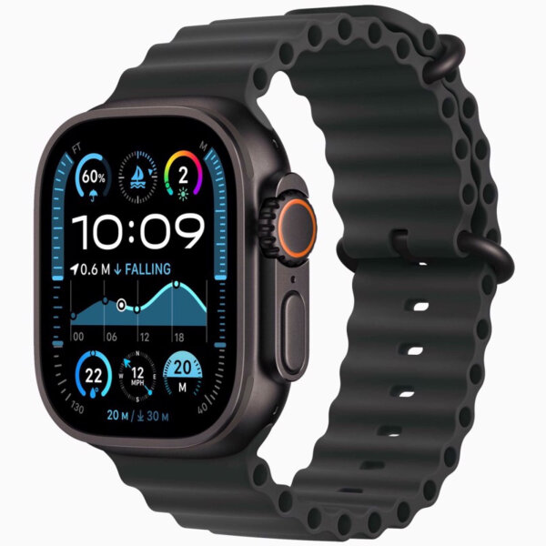 Apple Watch Ultra 2 - 49mm - GPS + Cellular - Differenzbesteuert §25a (UStG) - Hervorragend - Black Titanium